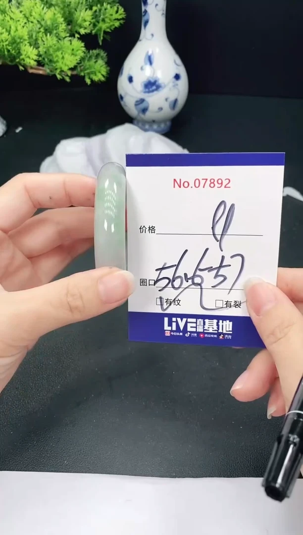 未镶嵌手镯翡翠7892