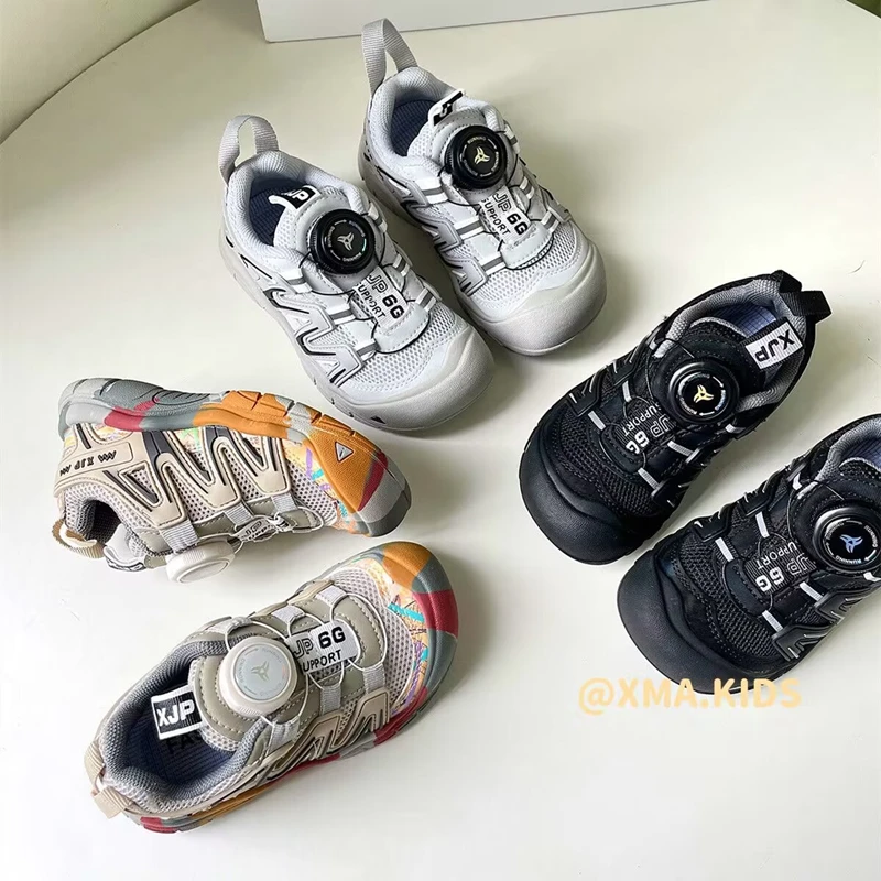 牧童牛2025春秋新款男童鞋子防滑包头女童运动鞋儿童防踢宝宝鞋子