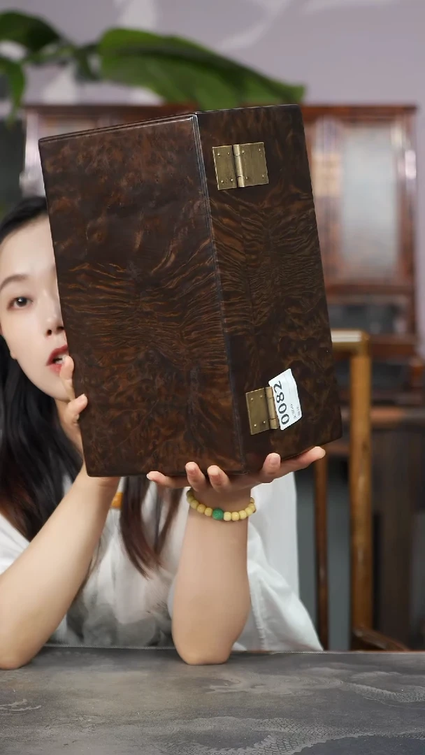 金丝楠葡萄瘤子精工藏品级一木一器收纳箱082