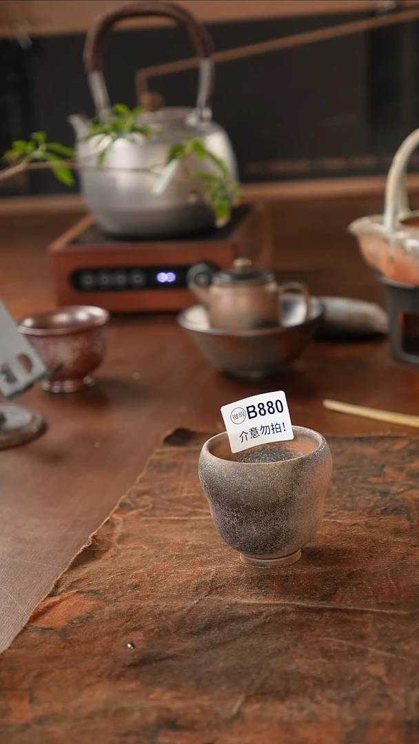 广西钦州坭兴陶纯手工纯柴烧葫芦杯150毫升