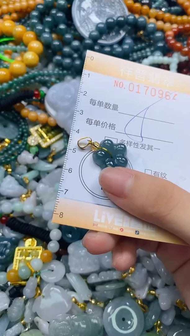 翡翠未镶嵌颈饰闪购0170964多样性发其一