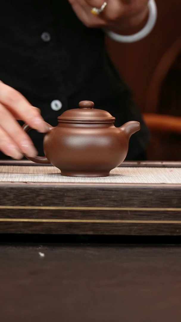 茶壶紫砂原矿紫泥   掇只