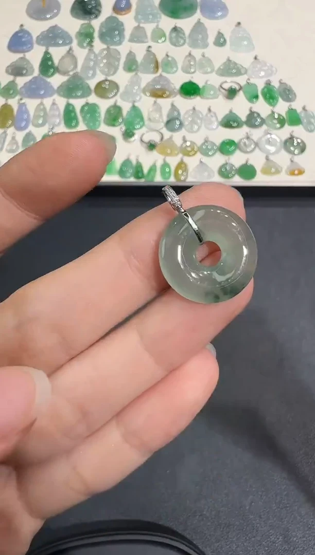 颈饰18K金镶嵌翡翠X1215-1501-413