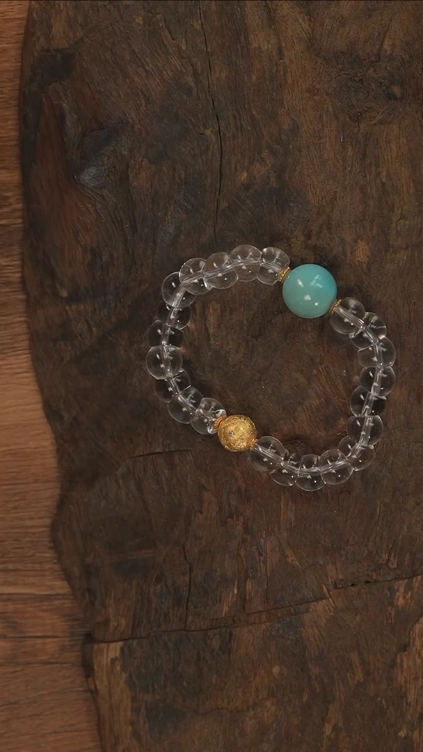 【闪购商品】水晶手串18K金镶嵌S2993-定制