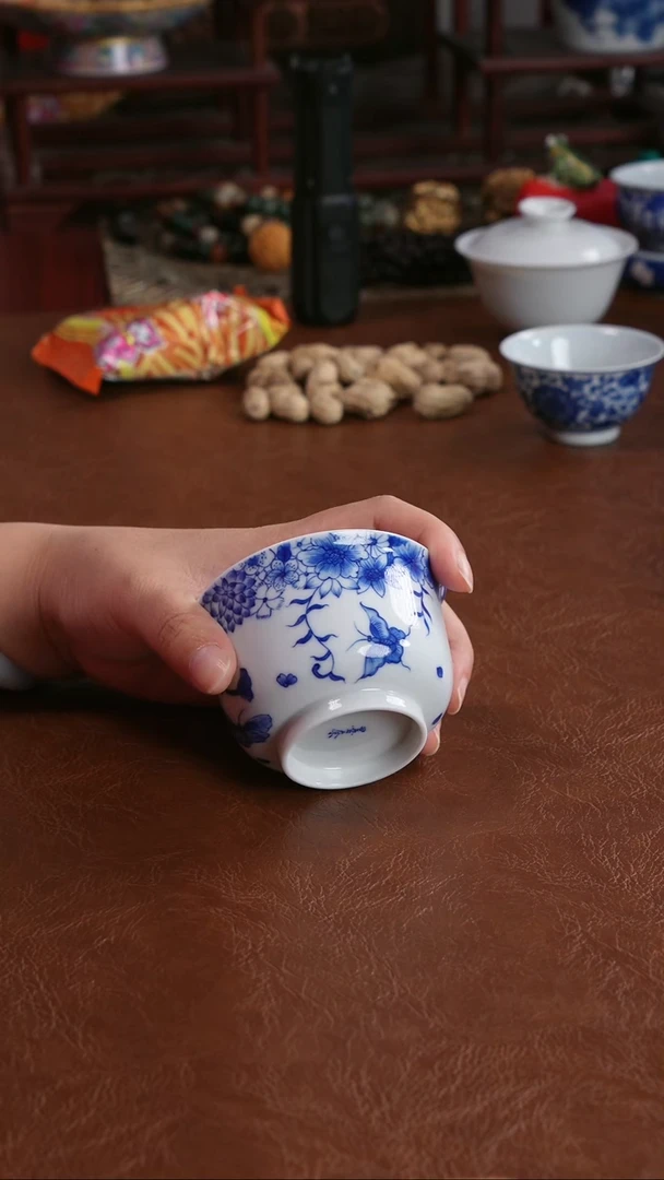 景德镇高端茶器手绘手工茶具茶器*-