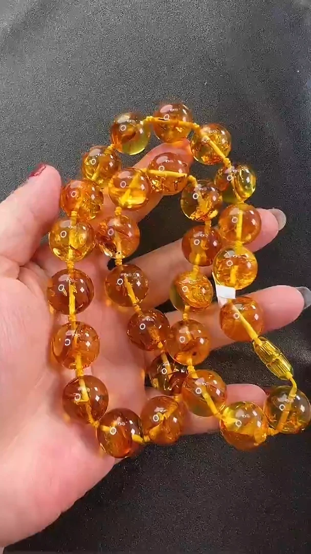 【闪购商品】琥珀颈饰未镶嵌项链