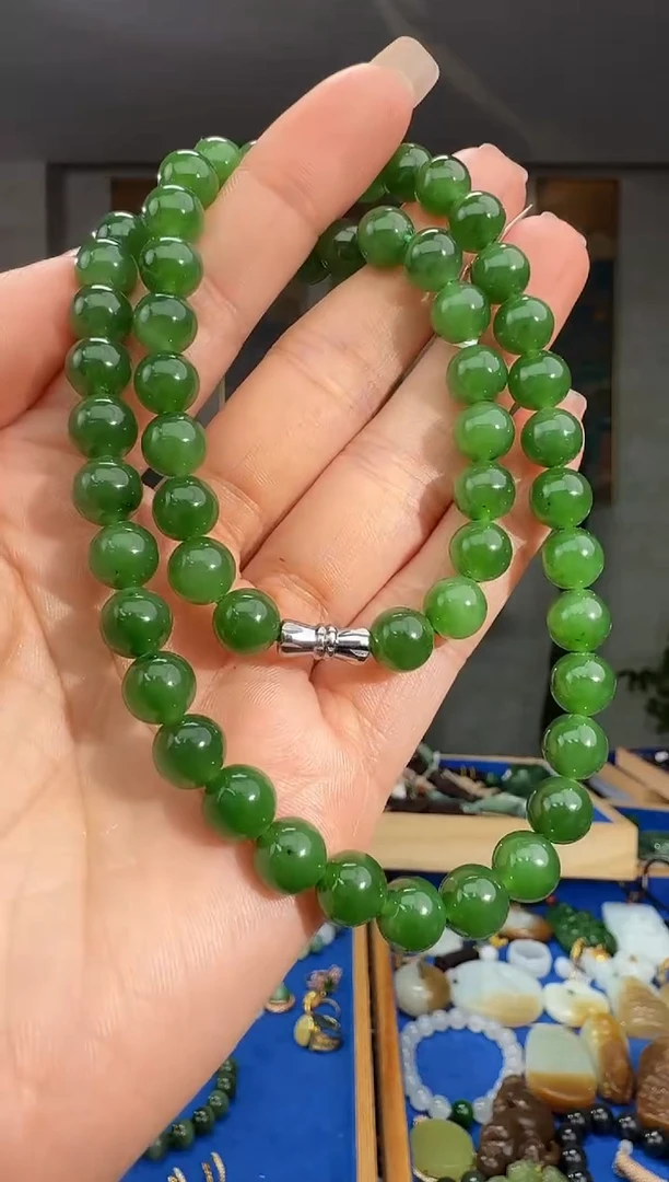 颈饰未镶嵌和田玉拍一发一