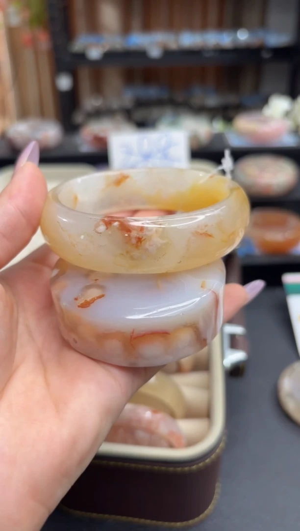 未镶嵌手镯石英质玉A424(60圈赠送镯心)