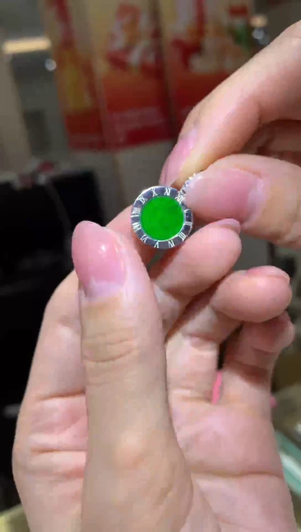 颈饰银S925镶嵌翡翠|不退不换