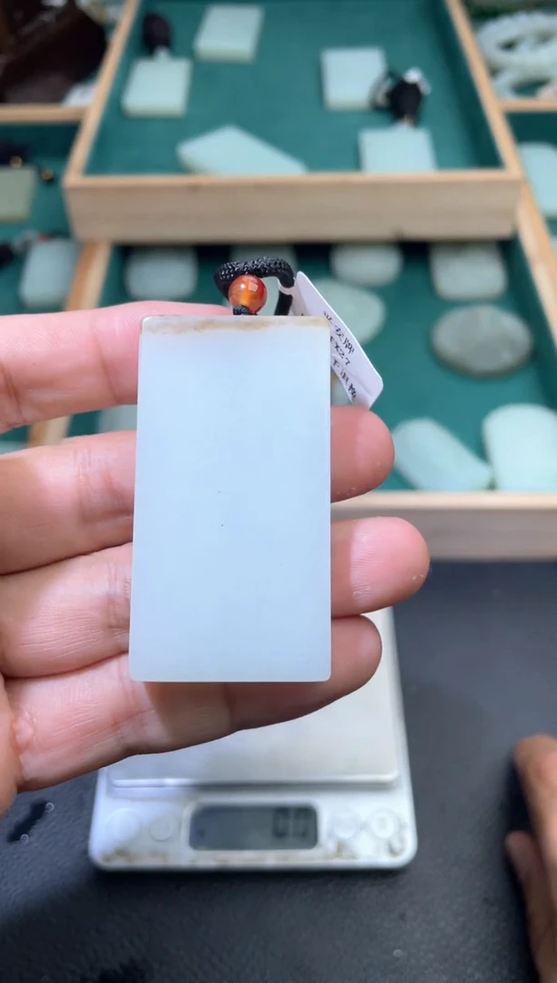 定制和田玉无事牌