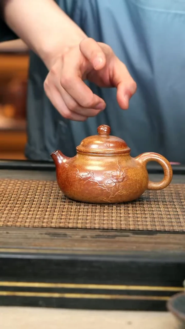 紫砂壶ZCJ74 《容天》柴烧