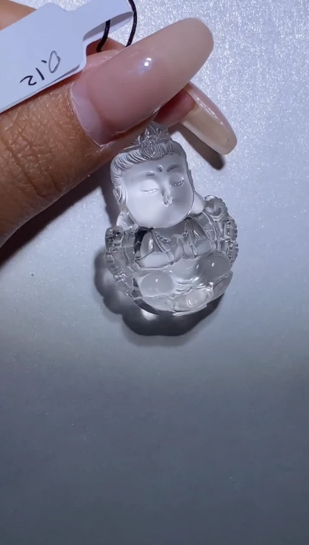 颈饰未镶嵌水晶千手观音宝宝佛