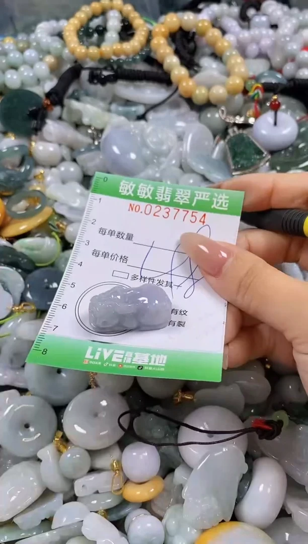 翡翠未镶嵌颈饰闪购0237754