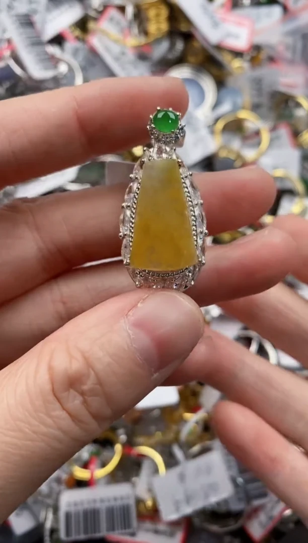 未镶嵌戒指翡翠1111----5