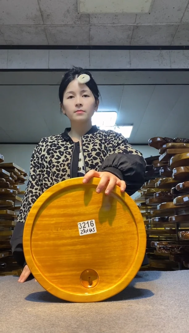 实木原木茶盘 一物一拍(不含配件）