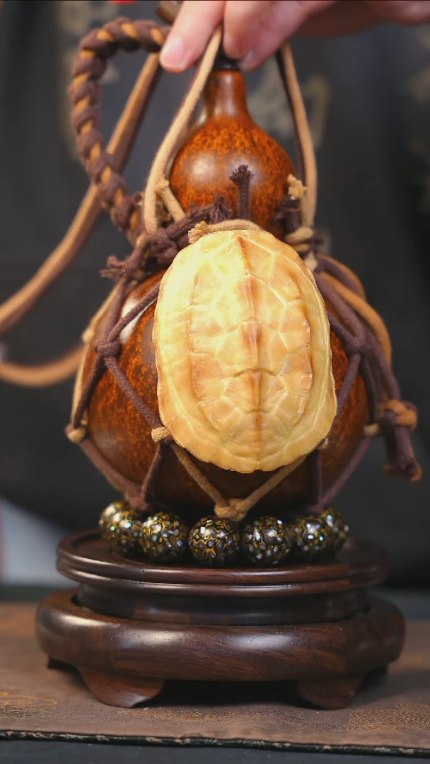 【闪购商品】YT230大漆酒葫芦不包手串及旋转底座