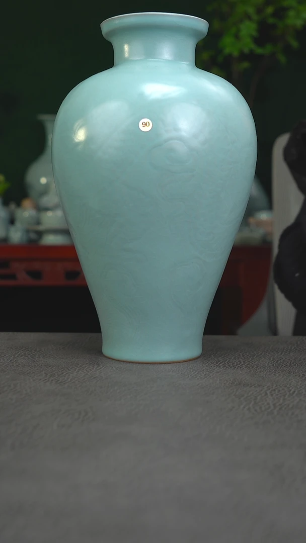 扫地僧  90号龙纹瓶  29.5 有瑕捡漏-二