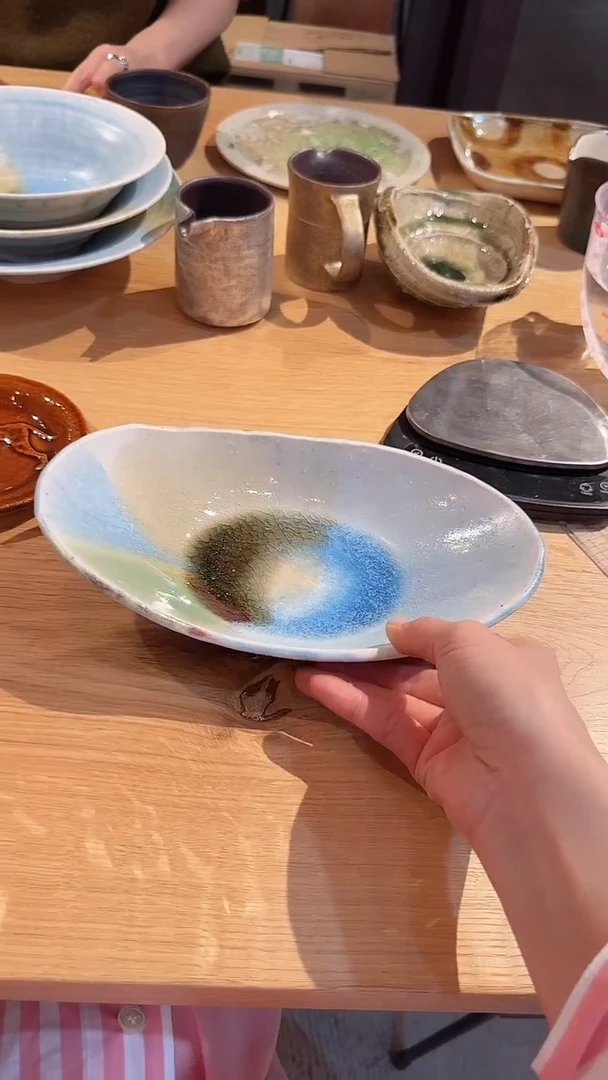 【闪购商品】盘【预售】工藤工椭圆*1个(颜色纹路随机)