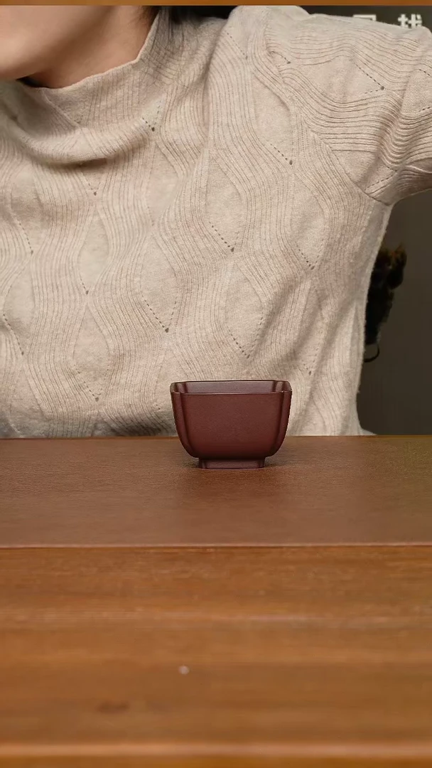 【闪购商品】紫砂茶壶静律杯 大 紫砂主人杯