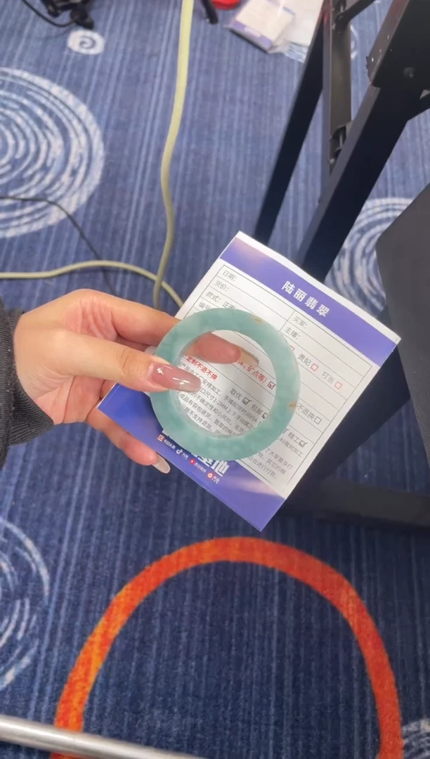 未镶嵌手镯定制翡翠【小陆专场同款-赤霞青澜】定制手镯DZS/XCZB1