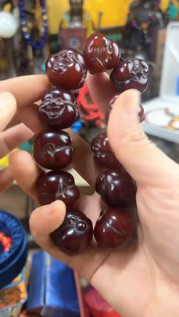 【闪购商品】蜜蜡手链未镶嵌猪妹精品专属链接