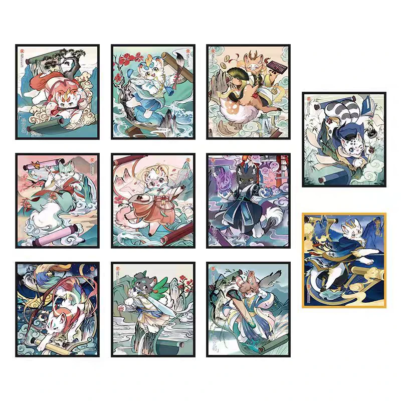 【有兽焉】画影灵韵全系列吧唧透卡拍立得色纸亚克力挂件冰箱贴盲盒
