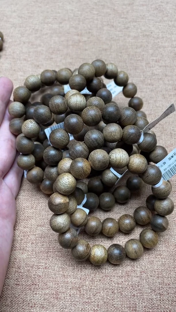 沉香手串文莱1.3圆珠单圈多样性发其一