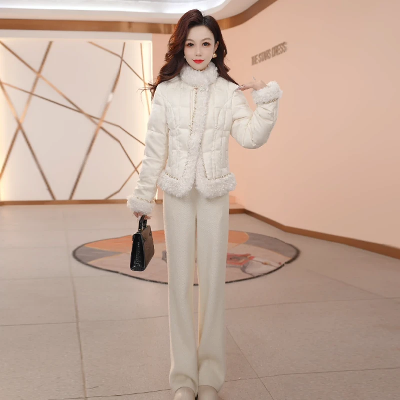 【羽绒服】两件套羽绒服时尚修身气质休闲女神范收腰显瘦减龄百搭