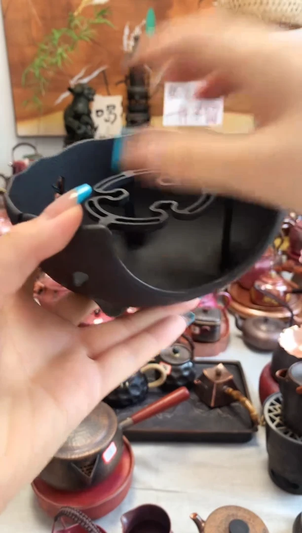 铸铁火钵温茶炉