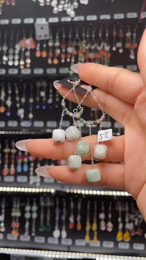 紫晶耳饰银S925镶嵌天***湾天晟@大湾