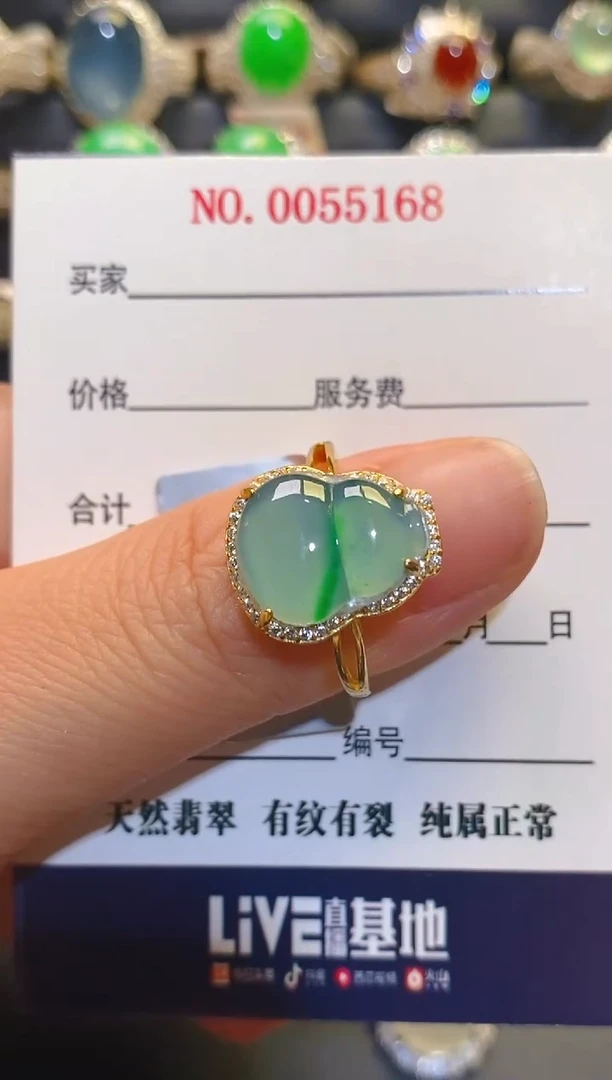 银S925镶嵌翡翠耳饰天然