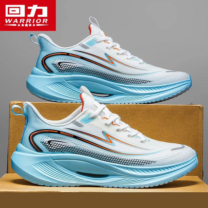 回力超轻跑步男鞋夏季新款厚底耐磨镂空运动鞋百搭潮流增高休闲鞋
