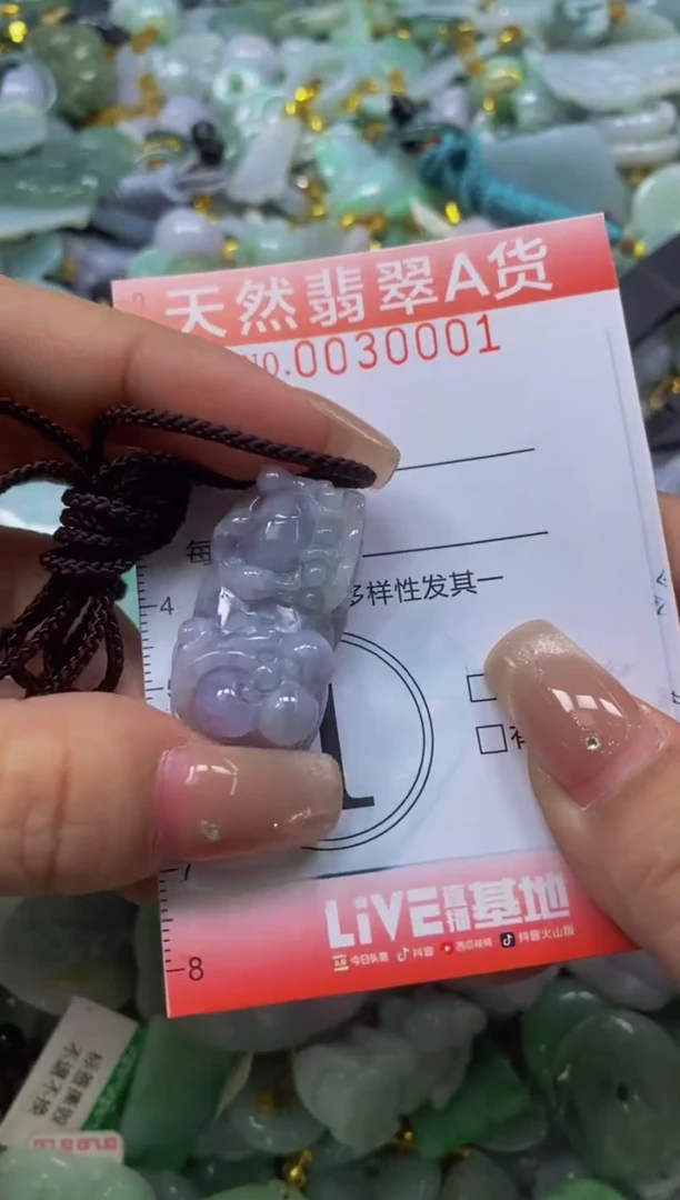 翡翠未镶嵌颈饰闪购0030001