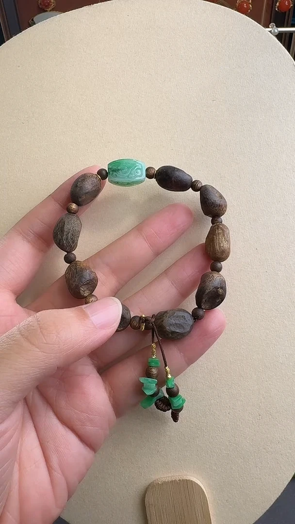 未镶嵌手链翡翠手串