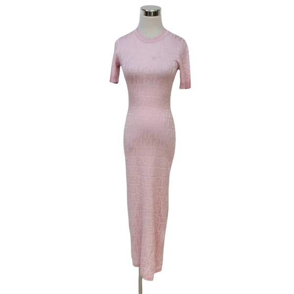 妃鱼/芬迪/棉/连衣裙/95新/Z722