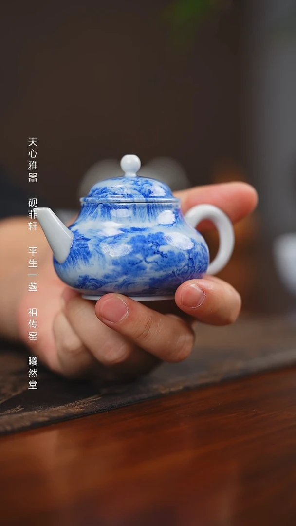 其他瓷醉美山水砚菲轩出品壶