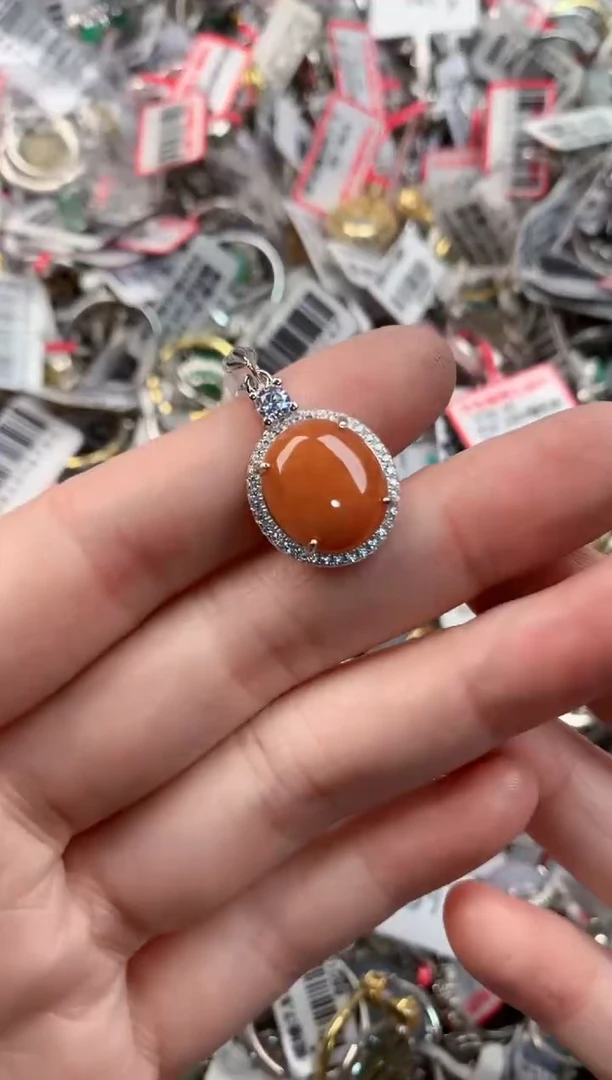 银S925镶嵌戒指翡翠9999----4