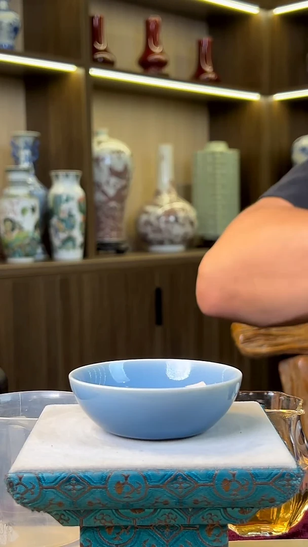 瓷片景德镇毛仔柴窑杯