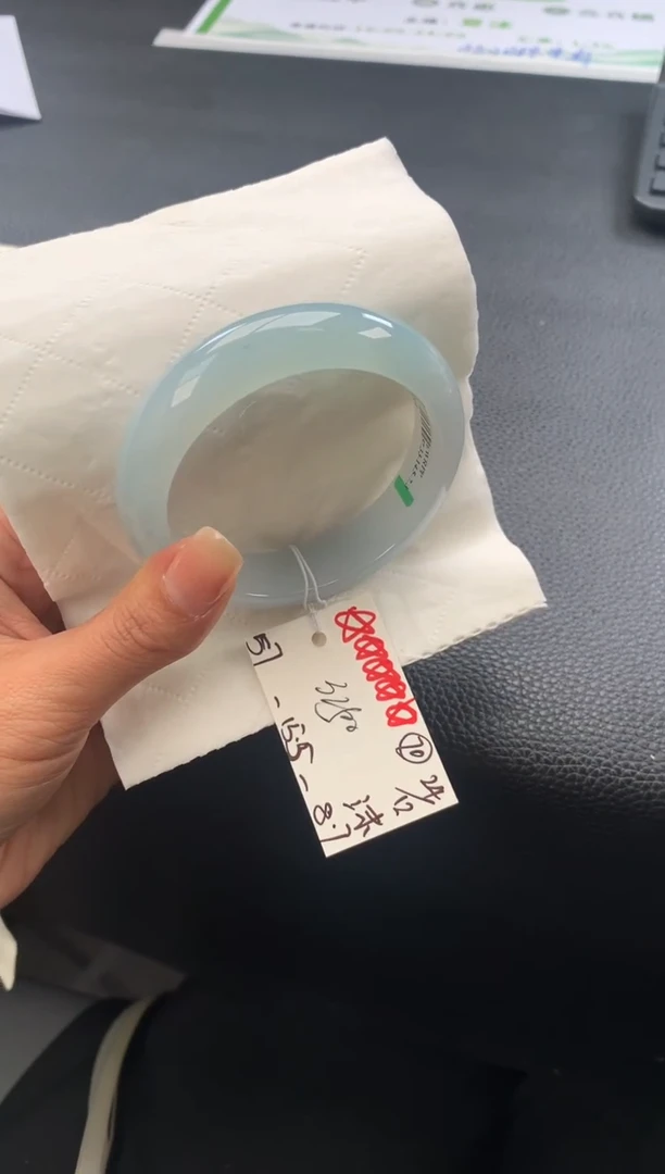 未镶嵌手镯翡翠福**儿翡翠手镯 下单联系小耳机#70