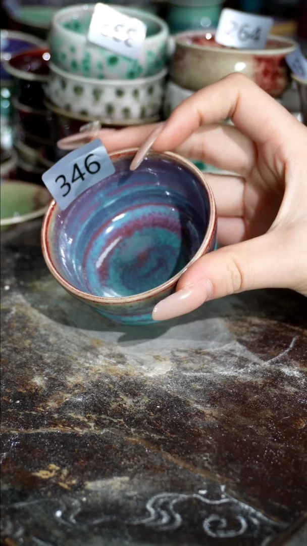 摆件精品窑变钧瓷茶器