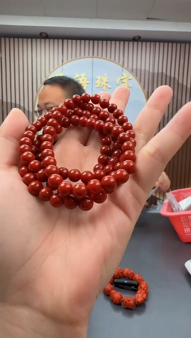 未镶嵌多圈南红玛瑙012ZB1021产品一个