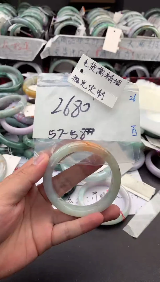 【闪购商品】定制翡翠未镶嵌毛货需精细抛光+多人