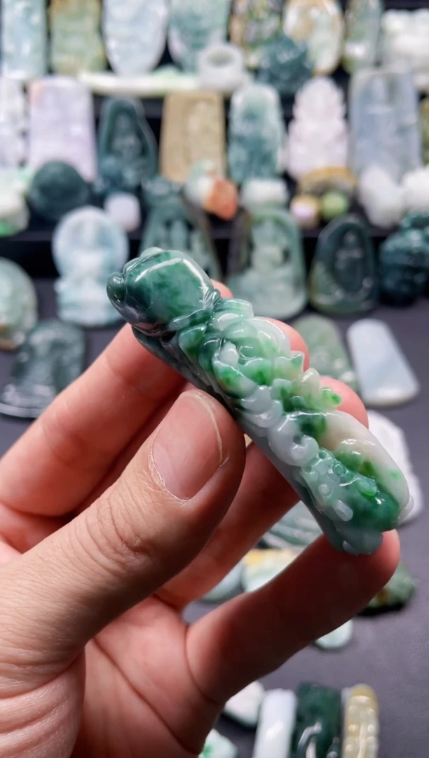 颈饰未镶嵌翡翠用****2天然翡翠a货