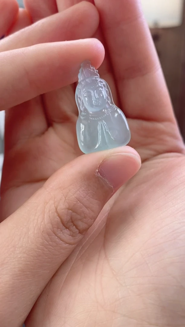 【闪购商品】翡翠吊坠(不含链)未镶嵌观音头吊坠
