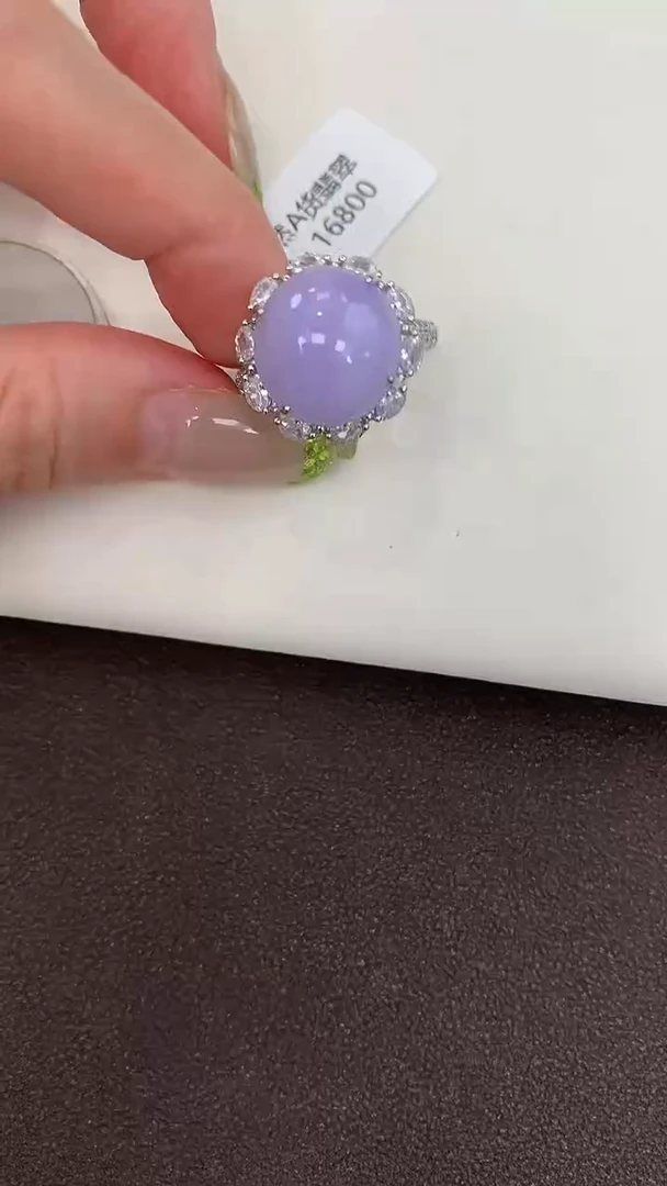 颈饰银S925镶嵌翡翠天然缅甸a货翡翠