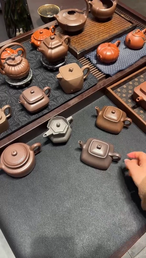 【闪购商品】紫砂茶壶天青小僧帽