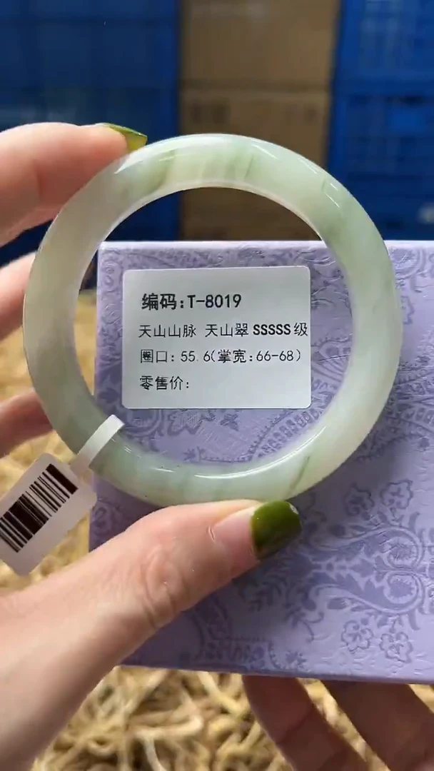 未镶嵌手镯石英质玉T8019