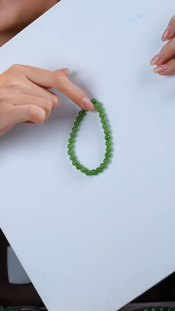 未镶嵌手链和田玉碧玉手链