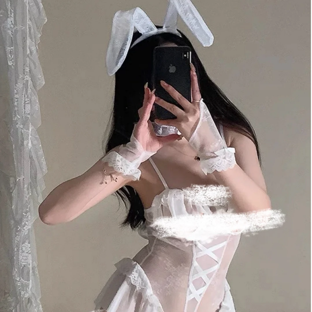 芝芝奶盖睡衣女款爆款2025新款纯欲风法式性感睡裙甜美连体蕾丝