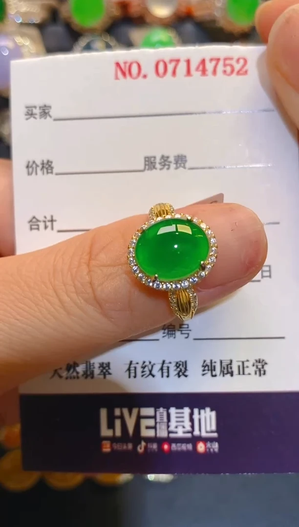 银S925镶嵌翡翠耳饰天然